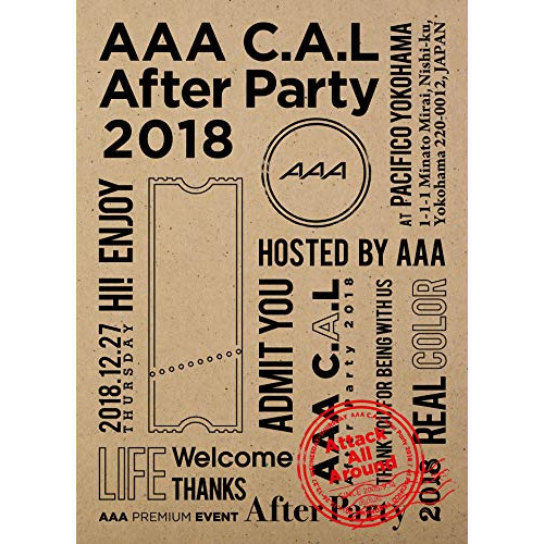 BD/AAA/AAA C.A.L After Party 2018(Blu-ray) (Blu-ray(スマプラ対応))