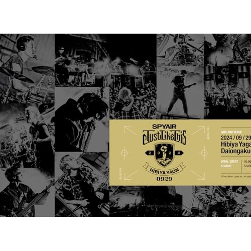 BD/SPYAIR/Just Like This 2024(Blu-ray) (Blu-ray+CD) (完全生産限定盤)