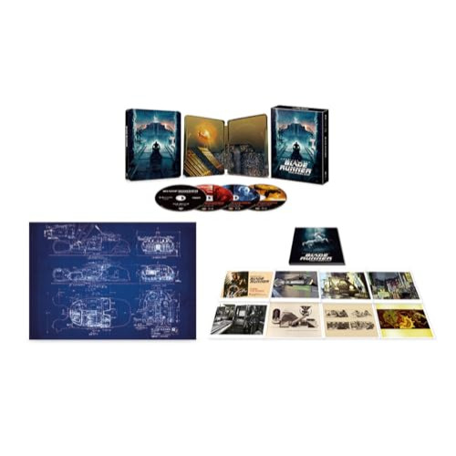 BD/ハリソン・フォード/ブレードランナー The Film Vault collection (本編4K Ultra HD Blu-ray1枚+本編Blu-ray2枚+特典Blu-ray1枚) (初回限定生産版/豪華版) 8,525円