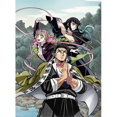 BD/TVアニメ/鬼滅の刃 柱稽古編 第三巻(Blu-ray) (Blu-ray+CD) (蛇腹) (完全生産限定版)