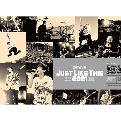 BD/SPYAIR/JUST LIKE THIS 2021(Blu-ray) (完全生産限定盤)の通販は