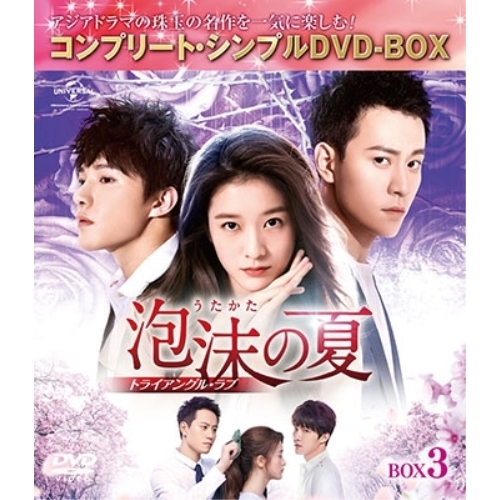 DVD/海外TVドラマ/泡沫の夏〜トライアングル・ラブ〜 BOX3(コンプリート・シンプルDVD-BOX) (期間の通販は 5,005円