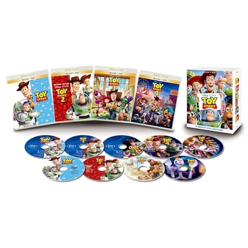 【取寄商品】BD/ディズニー/トイ・ストーリー:4ムービー・コレクション(Blu-ray) (本編Blu-ray4枚+本編DVD4枚+特典Blu-ray1枚)