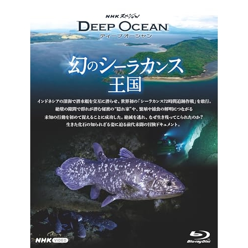【取寄商品】BD/趣味教養/NHKスペシャル ディープオーシャン 幻のシーラカンス王国(Blu-ray)