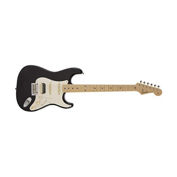 Fender エレキギター MIJ Hybrid 50s Stratocaster HSS, Black