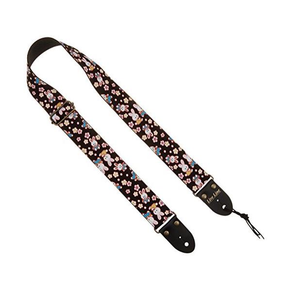 LIVE LINE ライブ ライン ちりめん/うさぎ ギターストラップ LS2400USG