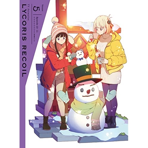 Blu-ray/TVアニメ/リコリス・リコイル Volume:5(Blu-ray) (Blu-ray+CD) (完全生産限定版) / ANZX-15309