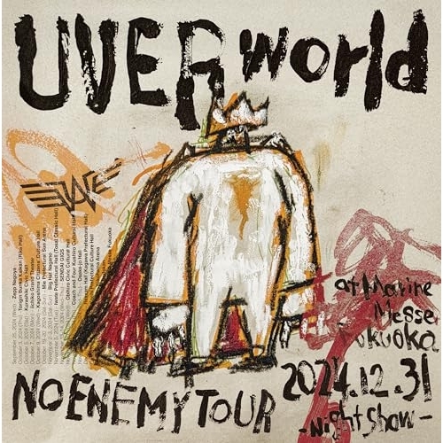 Blu-ray/UVERworld/NO ENEMY TOUR at Marine Messe Fukuoka 2024.12.31 -Night Show-(Blu-ray) (Blu-ray+CD) (完全生産限定盤) / SRXL-575