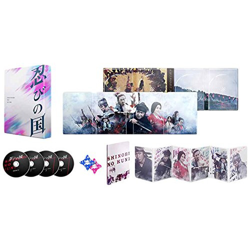 【取寄商品】BD/邦画/忍びの国 豪華メモリアルBOX(Blu-ray) (本編Blu-ray1枚+特典DVD2枚+特典Blu-ray1枚の通販は 8,906円