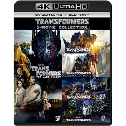 【取寄商品】UHBD/洋画/トランスフォーマー 5 ムービー・コレクション(Ultra HD Blu-ray) (4K Ultra HD Blu-ray5枚+Blu-ray5枚) / PJXF-1163 15,444円