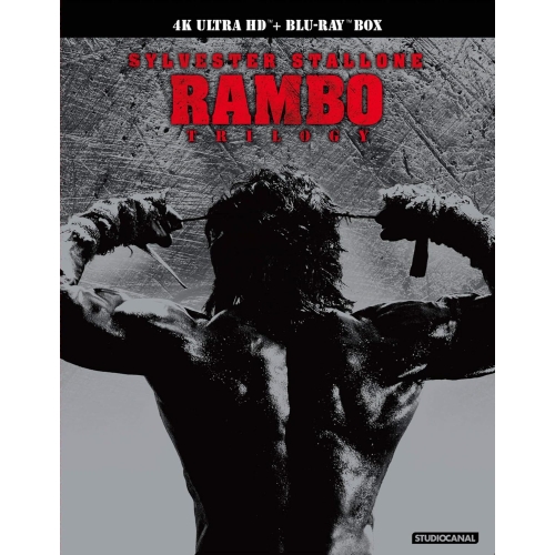 【取寄商品】Blu-ray/シルヴェスター・スタローン/ランボー・トリロジー 4K Ultra HD Blu-ray BOX (4K Ultra HD Blu-ray3枚+Blu-ray3枚) / DAXA-5648