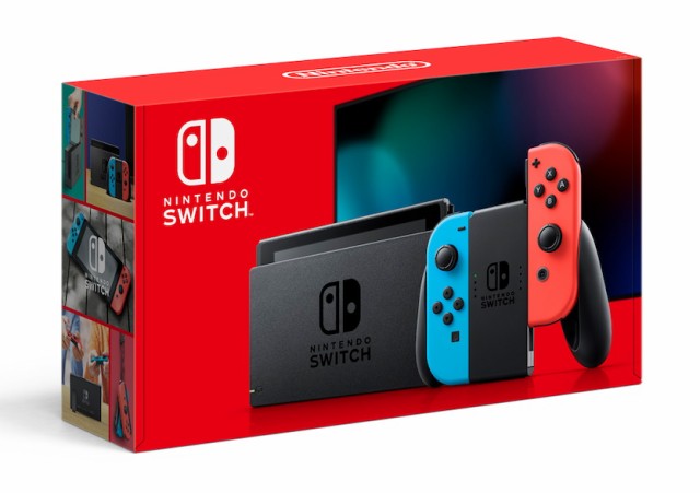 【未使用】Nintendo Switch 本体 Joy-Con(L) ネオンブルー/(R) ネオンレッド HAD-S-KABAA 【2019年8月】【大宮東口】保証期間３ヶ月