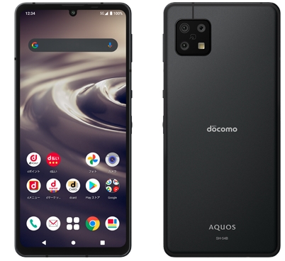 【未使用】SHARP docomo 【SIMフリー】 AQUOS sense6 ブラック 4GB 64GB SH-54B【福岡天神】保証期間３ヶ月