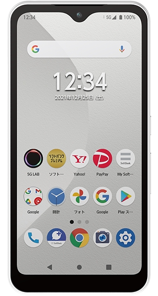 arrows We●ホワイト　Softbank  5G SIMフリー arrows 【新品未使用】arrows We ホワイト A101FC Softbank版SIM