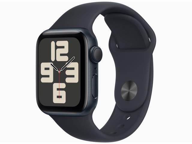 【未使用】Apple Apple Watch SE2 40mm GPS ミッドナイトアルミニウムケース/ミッドナイトスポーツバンド(M/L) MR9Y3J/A【神戸】保証期間