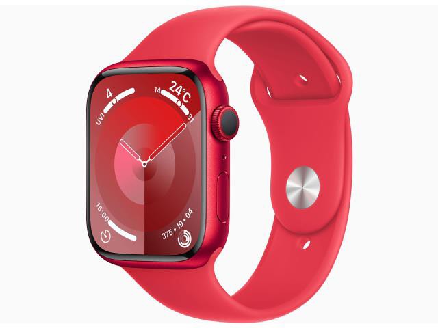 【未使用】Apple Apple Watch Series9 45mm GPS (PRODUCT)REDアルミニウムケース/(PRODUCT)REDスポーツバンド(M/L) MRXK3J/A【大宮東口】