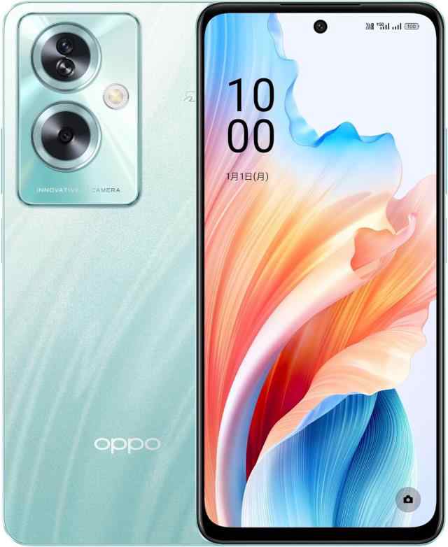 【未使用】Oppo 国内版 【SIMフリー】 OPPO A79 5G 4GB 128GB グローグリーン CPH2557【大須】保証期間３ヶ月