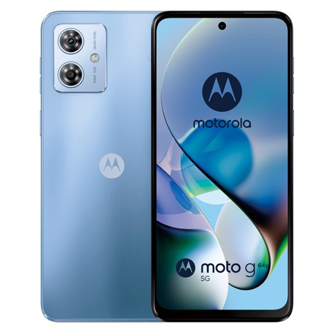 【未使用】MOTOROLA ymobile 【SIMフリー】 moto g64y 5G シルバーブルー 4GB 128GB PB2F0001JP【ECセンター】保証期間３ヶ月