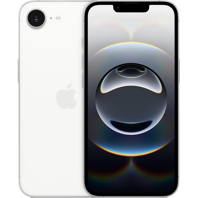 【未使用】Apple au 【SIMフリー】 iPhone 16e 128GB ホワイト MD1R4J/A【新橋】保証期間３ヶ月