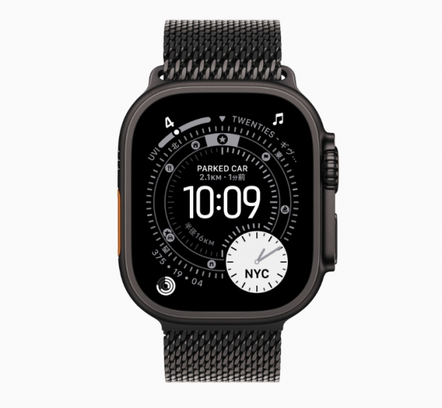 【未使用】Apple Apple Watch Ultra3 49mm Cellular ブラックチタニウムケース/ブラックチタニウムミラネーゼループL MF1T4J/A【ECセンター】保証期間３ヶ月