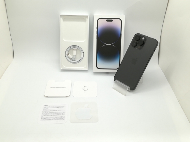 【中古】Apple docomo 【SIMフリー】 iPhone 14 Pro Max 256GB スペースブラック MQ9A3J/A【静岡】保証期間１ヶ月【ランクC】_7