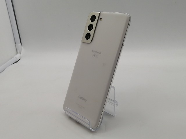 【中古】SAMSUNG docomo 【SIMロック解除済み】 Galaxy S21 5G ファントムホワイト 8GB 256GB SC-51B【OSU301】保証期間１ヶ月【ランクB