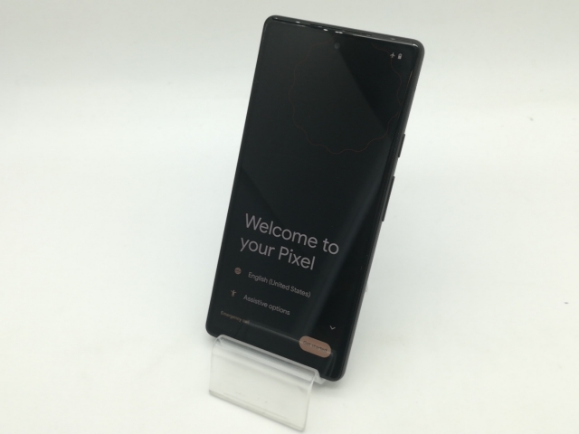 中古】Google au 【SIMフリー】 Pixel 6a チャコール 6GB 128GB GB17L 