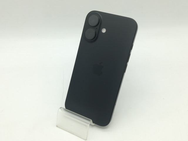 中古】Apple 国内版 【SIMフリー】 iPhone 16 128GB ブラック MYDQ3J/A 