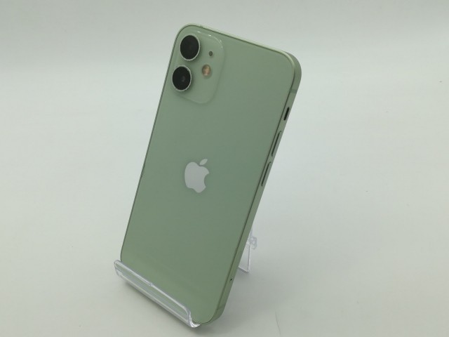 【中古】Apple 国内版 【SIMフリー】 iPhone 12 mini 256GB グリーン MGDW3J/A【OSU301】保証期間１ヶ月【ランクB】