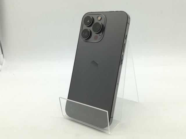 【中古】Apple docomo 【SIMフリー】 iPhone 13 Pro 128GB グラファイト MLUE3J/A【OSU301】保証期間１ヶ月【ランクC】