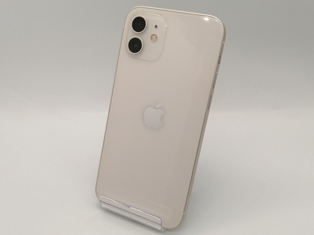 【中古】Apple docomo 【SIMロック解除済み】 iPhone 12 128GB ホワイト MGHV3J/A【OSU301】保証期間１ヶ月【ランクC】