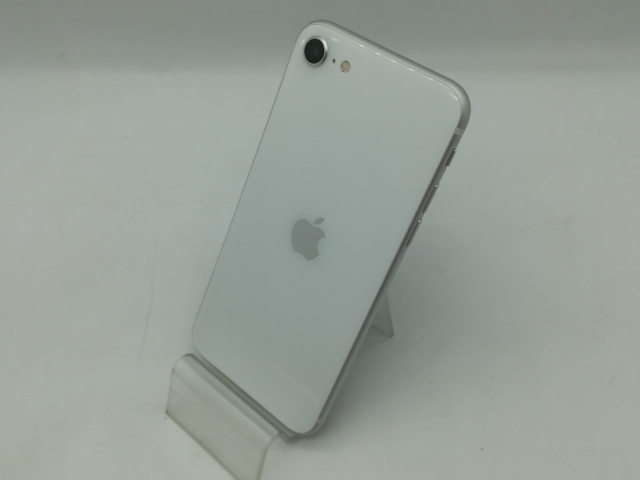 【中古】Apple au 【SIMロック解除済み】 iPhone SE（第2世代） 64GB ホワイト MX9T2J/A【OSU301】保証期間１ヶ月【ランクB】