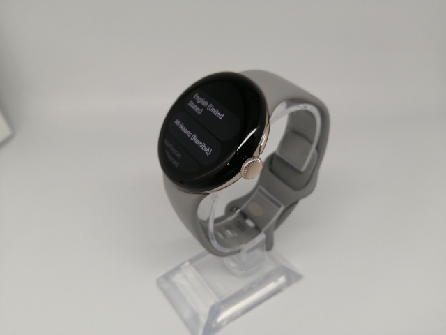 【中古】Google Pixel Watch2 Bluetooth/LTEモデル ChampagneGoldアルミケース/Hazelアクティブバンド【OSU301】保証期間１ヶ月【ランクB】_1