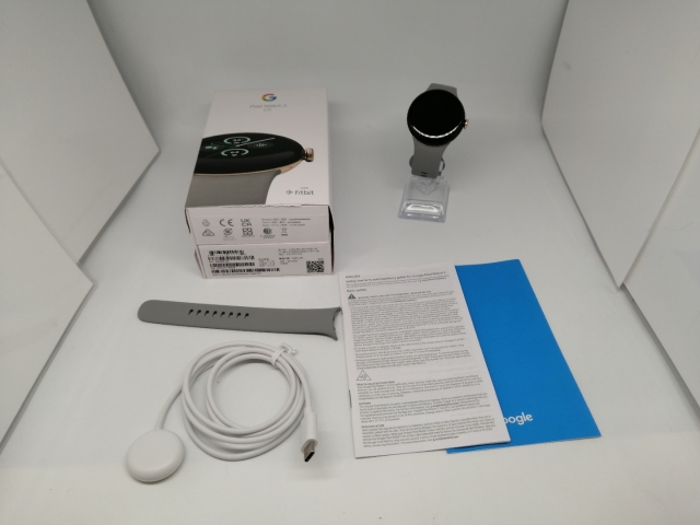 【中古】Google Pixel Watch2 Bluetooth/LTEモデル ChampagneGoldアルミケース/Hazelアクティブバンド【OSU301】保証期間１ヶ月【ランクB】_9
