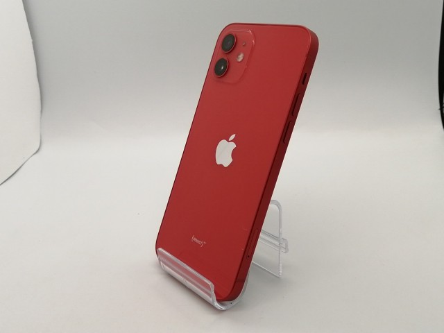 【中古】Apple au 【SIMロック解除済み】 iPhone 12 128GB (PRODUCT)RED MGHW3J/A【OSU301】保証期間１ヶ月【ランクB】