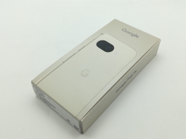 未使用】Google au 【SIMフリー】 Pixel 9a ポーセリン 8GB
