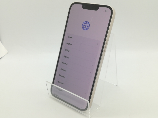 中古】Apple 国内版 【SIMフリー】 iPhone 14 128GB スターライト 