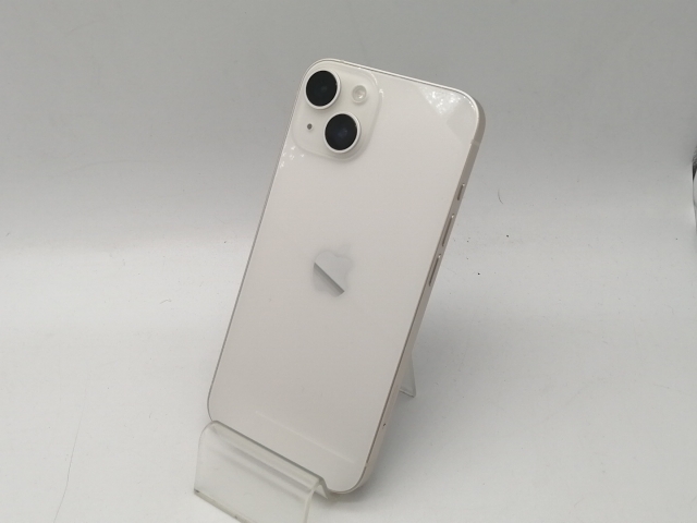 【中古】Apple 国内版 【SIMフリー】 iPhone 14 128GB スターライト MPUQ3J/A【OSU301】保証期間１ヶ月【ランクA】