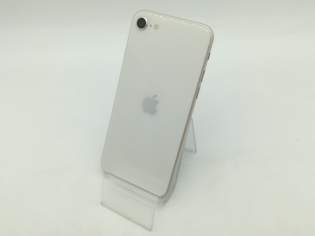 【中古】Apple au 【SIMフリー】 iPhone SE（第3世代） 128GB スターライト MMYG3J/A【OSU301】保証期間１ヶ月【ランクA】