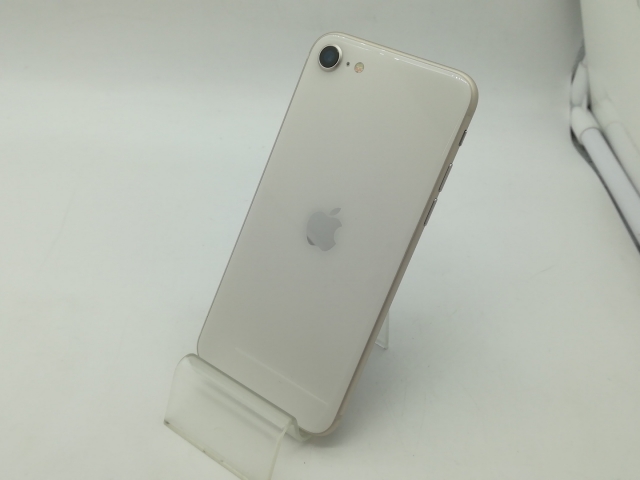 【中古】Apple docomo 【SIMフリー】 iPhone SE（第3世代） 64GB スターライト MMYD3J/A【OSU301】保証期間１ヶ月【ランクA】
