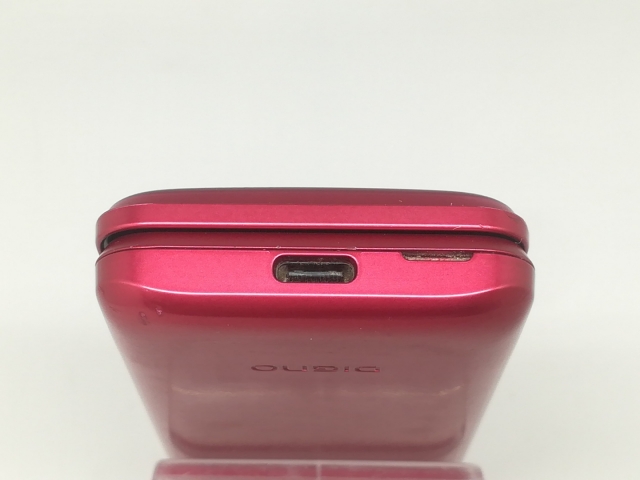 【中古】KYOCERA docomo 【SIMフリー】 DIGNOケータイ レッド KY-42C【OSU301】保証期間１ヶ月【ランクC】_4