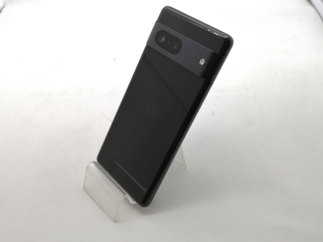 【中古】Google au 【SIMフリー】 Pixel 7 オブシディアン 8GB 128GB G03Z5【OSU301】保証期間１ヶ月【ランクC】