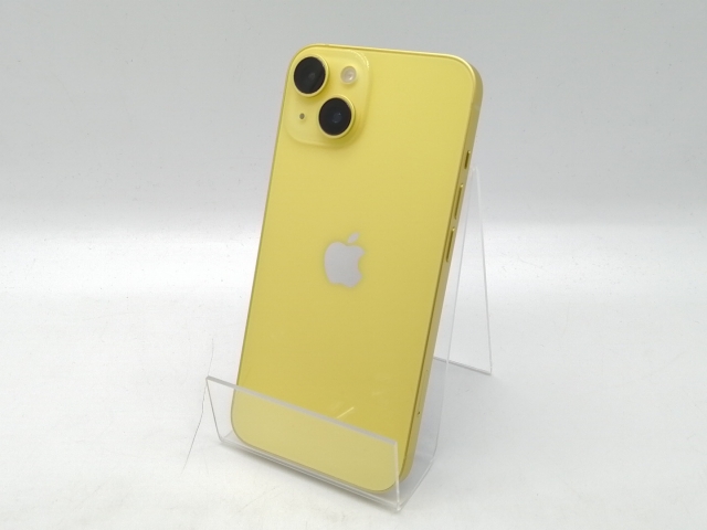 【中古】Apple SoftBank 【SIMフリー】 iPhone 14 128GB イエロー MR3Q3J/A【OSU301】保証期間１ヶ月【ランクA】