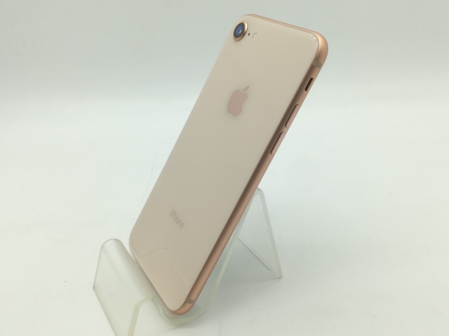 【中古】Apple SoftBank 【SIMロック解除済み】 iPhone 8 64GB ゴールド MQ7A2J/A【OSU301】保証期間１ヶ月【ランクB】