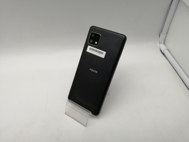 【中古】SHARP ymobile 【SIMロック解除済み】 AQUOS sense4 basic ブラック 3GB 64GB A003SH【OSU301】保証期間１ヶ月【ランクC】