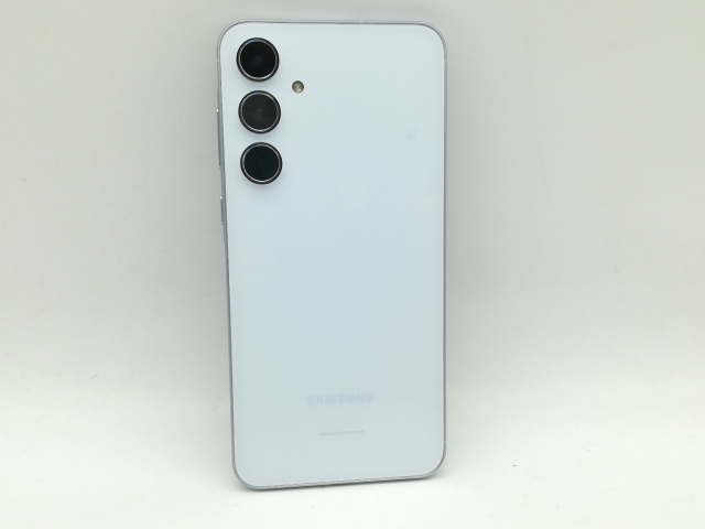 中古】SAMSUNG au 【SIMフリー】 Galaxy A55 5G オーサムアイスブルー