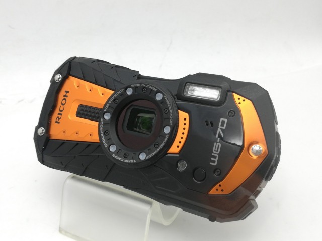 【中古】RICOH RICOH WG-70 オレンジ【大阪本店】保証期間１ヶ月【ランクB】