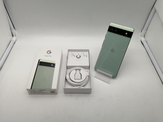【中古】Google UQmobile 【SIM無償性】 Pixel 6a サルヴィア 6GB 128GB GB17L【OSU301】言いはなつ継続期間１ヶ月【位置づけるC】
