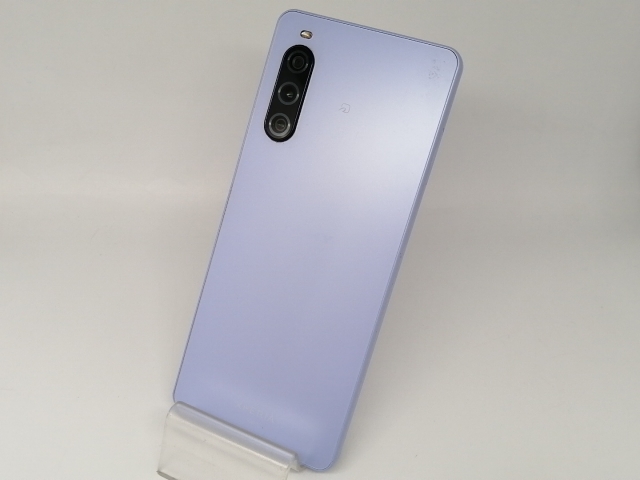 【中古】SONY au 【SIM無償性】 Xperia 10 V ラベンダー 6GB 128GB SOG11【OSU301】言いはなつ継続期間１ヶ月【位置づけるC】