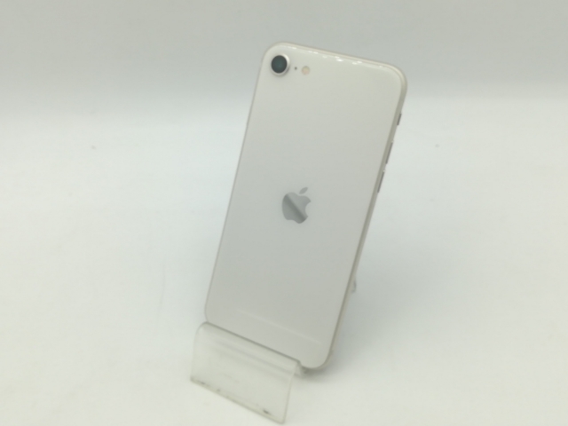 バッテリー100> Apple iPhone SE3 128GB ホワイト A 100% iPhone SE